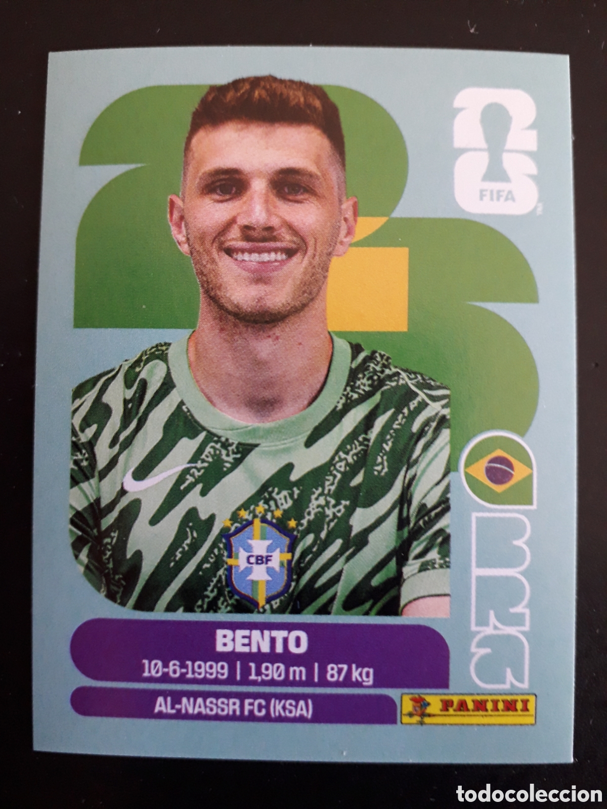 Fu&szlig;ball-Sticker: BENTO BRASIL BRA 3 MUNDIAL F&Uacute;TBOL 2026 FIFA WORLD CUP PANINI SIN PEGAR PEDIDO M&Iacute;NIMO 3&euro;