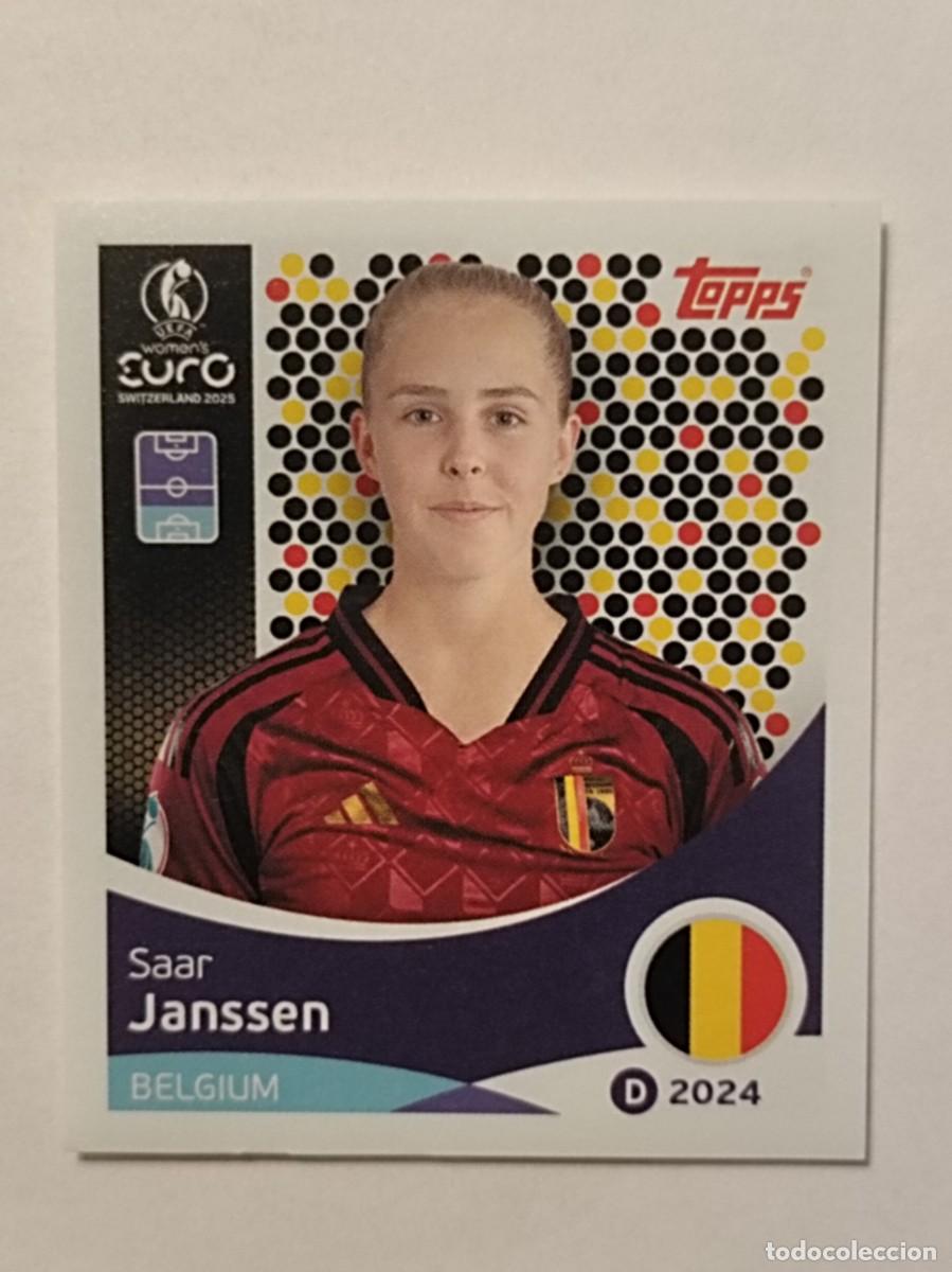 Fu&szlig;ball-Sticker: #128 JANSSEN (BELGICA) EURO WOMENS SUIZA 2025 TOPPS