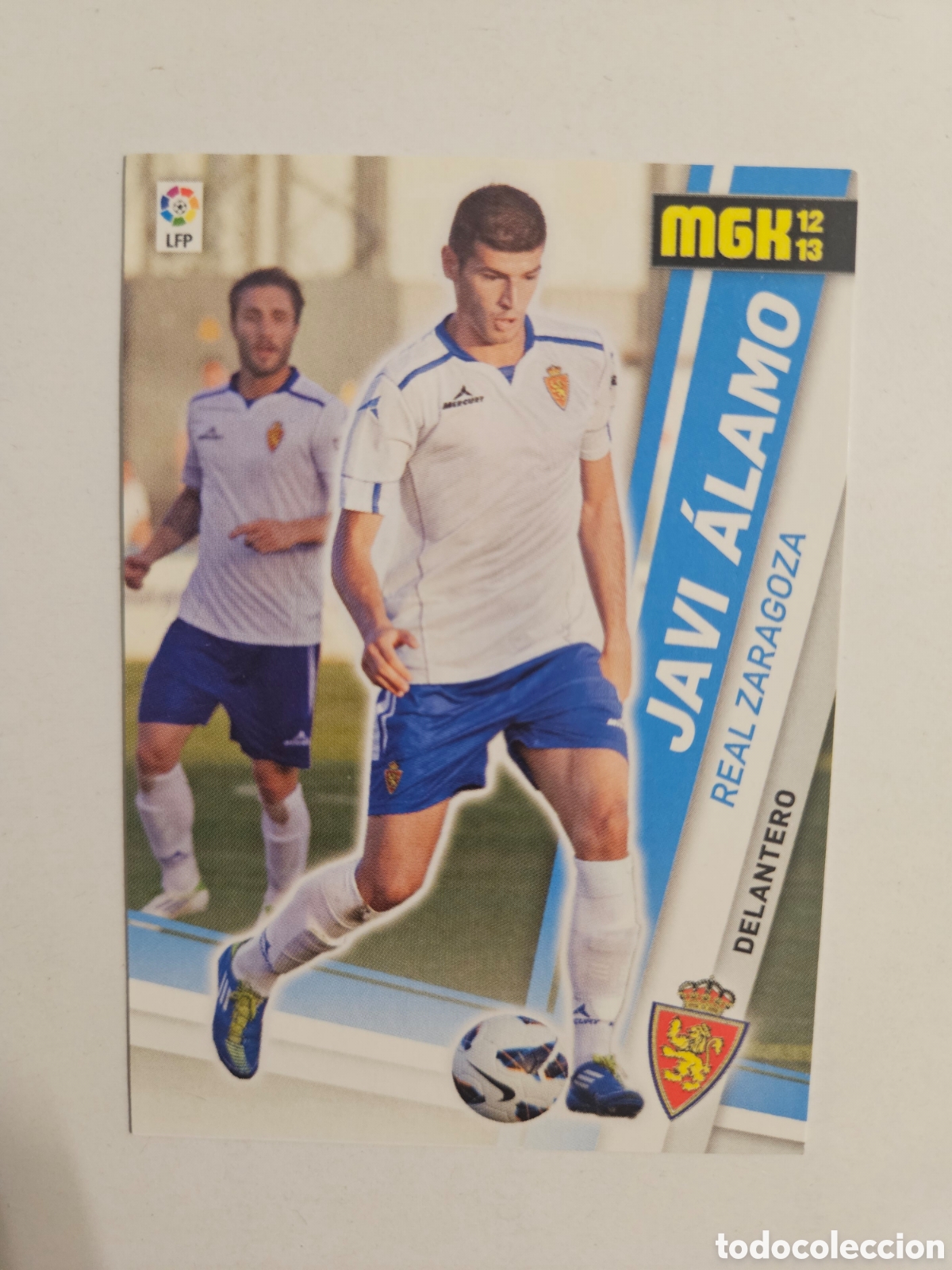 Figurine di Calcio: 464 JAVI &Aacute;LAMO ZARAGOZA NUEVO FICHAJE MEGACRACKS 12 13 MEGA MGK LIGA 2012 2013