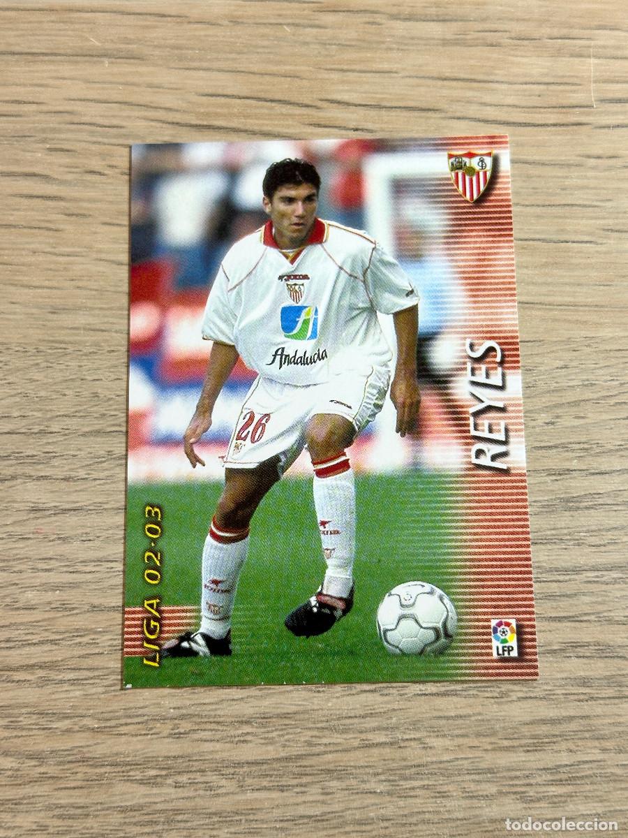 Cromos de F&uacute;tbol: REYES n&ordm; 286 SEVILLA MEGAFICHAS 2002 2003 MEGACRACKS PANINI 02 03