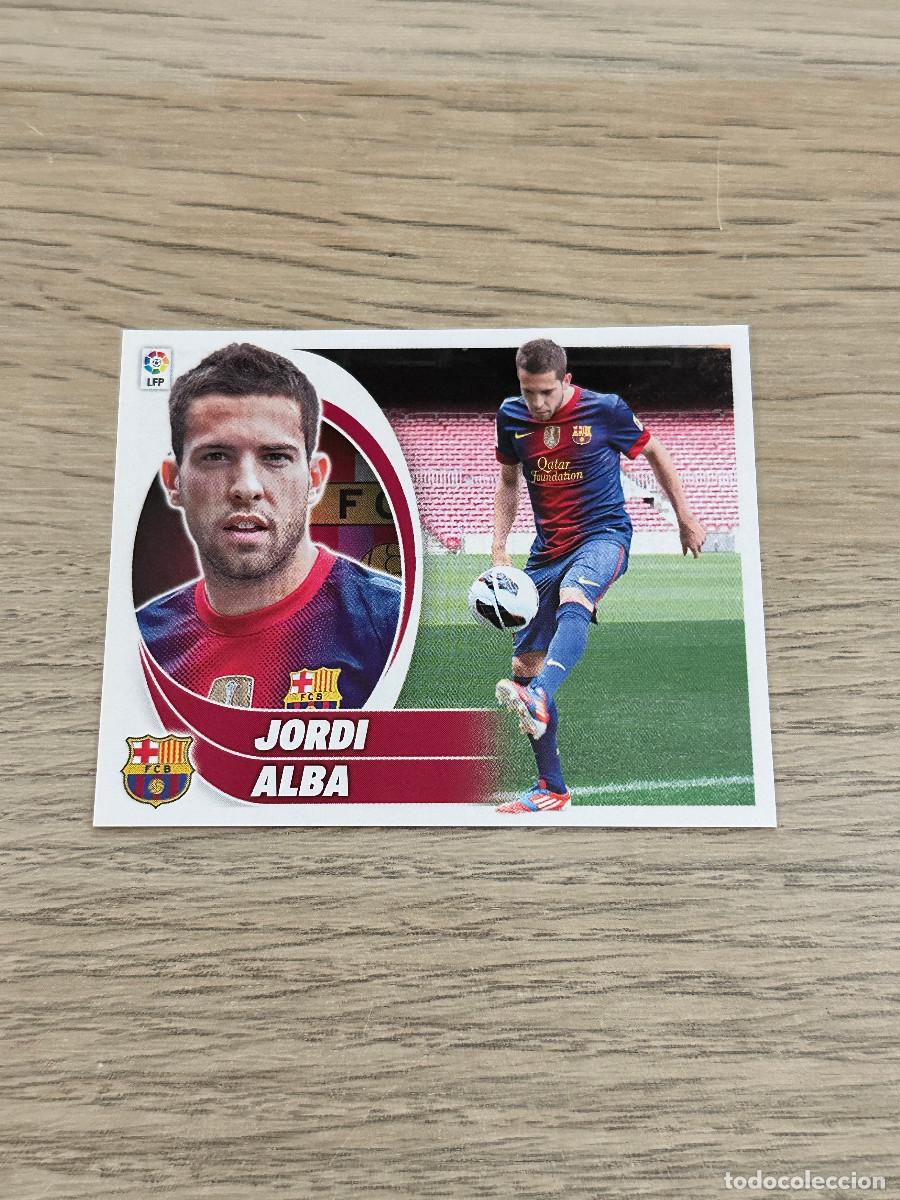 Cromos de F&uacute;tbol: JORDI ALBA FC BARCELONA ULTIMOS FICHAJES 2 LIGA ESTE 2012 2013 PANINI 12 13 SIN PEGAR