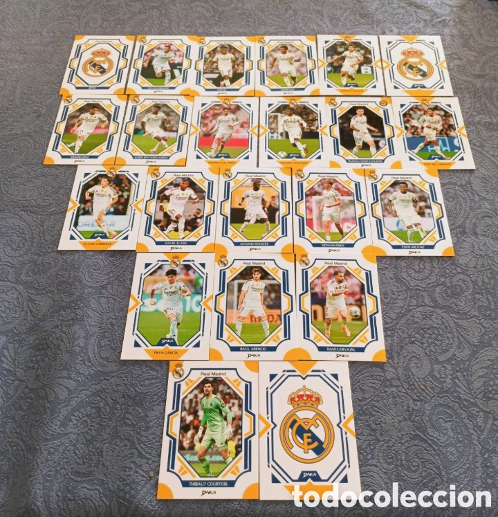 Cromos de F&uacute;tbol: Lote real Madrid daka top audience