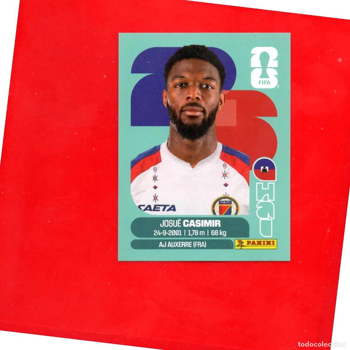 Cromos de F&uacute;tbol: HAI16 Josue Casimir - Haiti - World Cup 2026 Sticker
