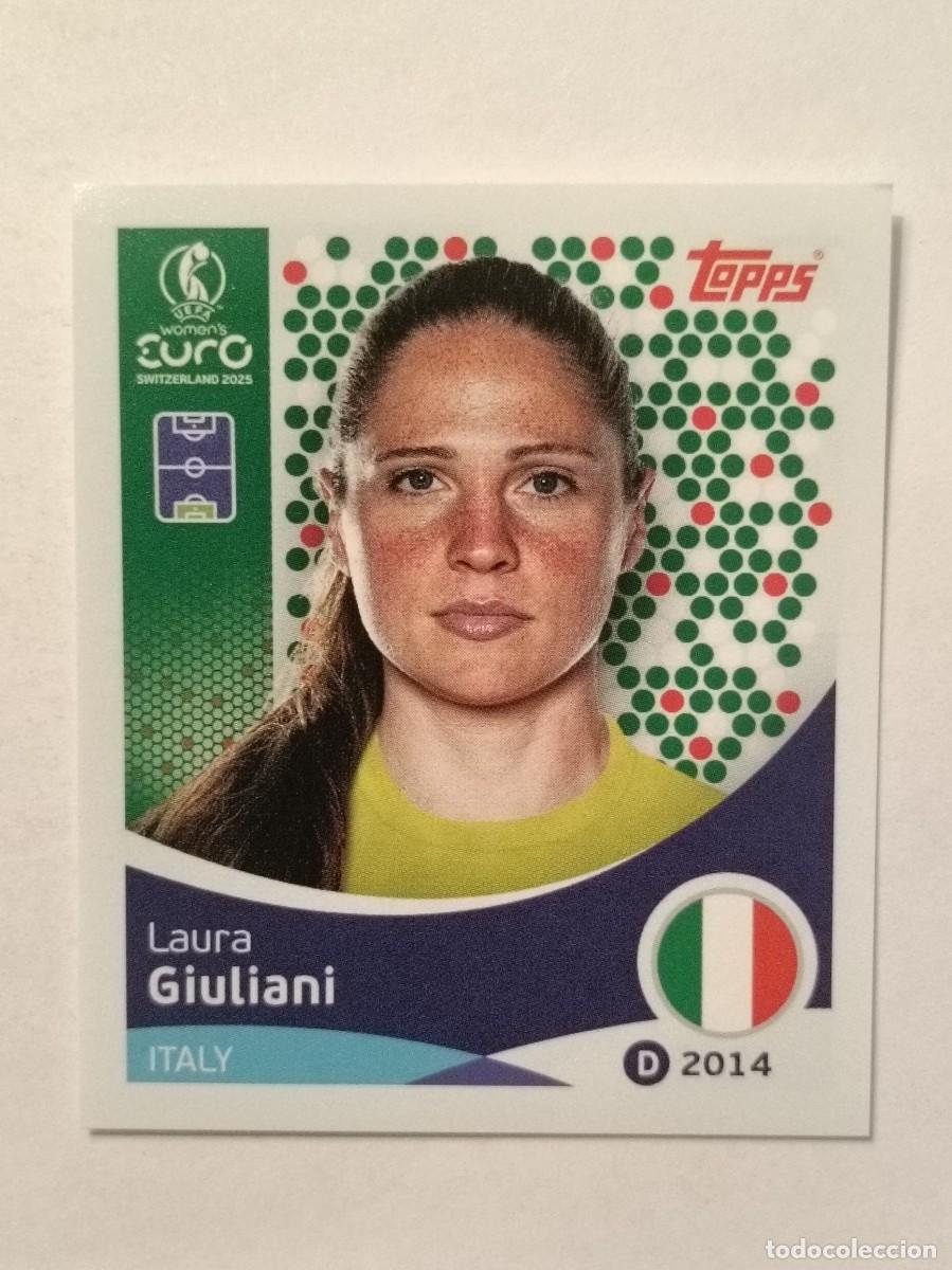 Cromos de F&uacute;tbol: #143 GIULIANI (ITALIA) EURO WOMENS SUIZA 2025 TOPPS