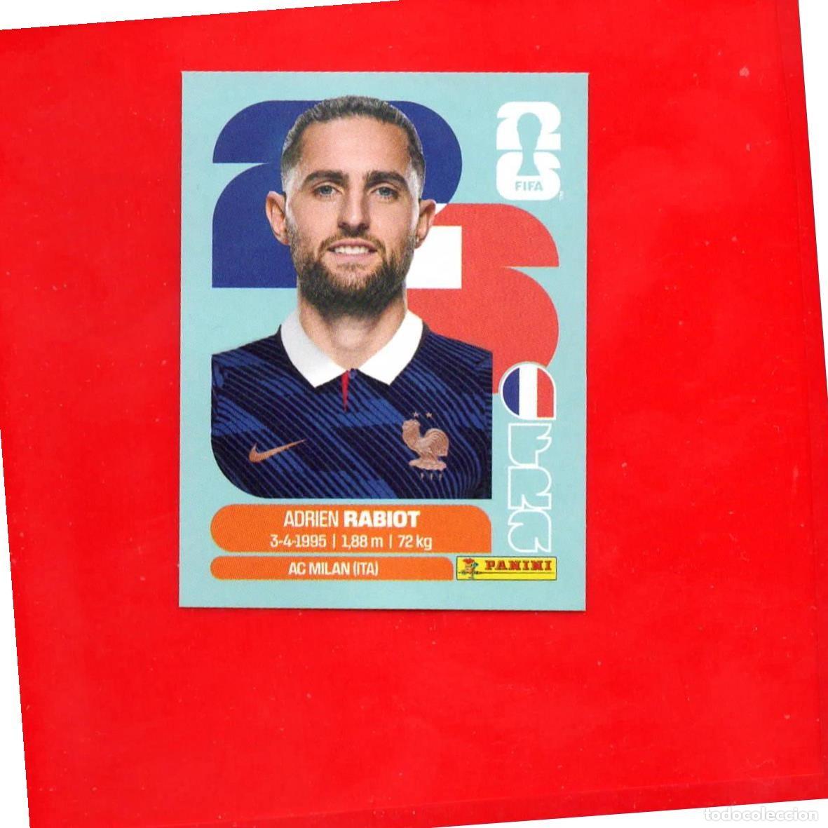 Cromos de F&uacute;tbol: FRA12 Adrien Rabiot - Francia - World Cup 2026 Sticker