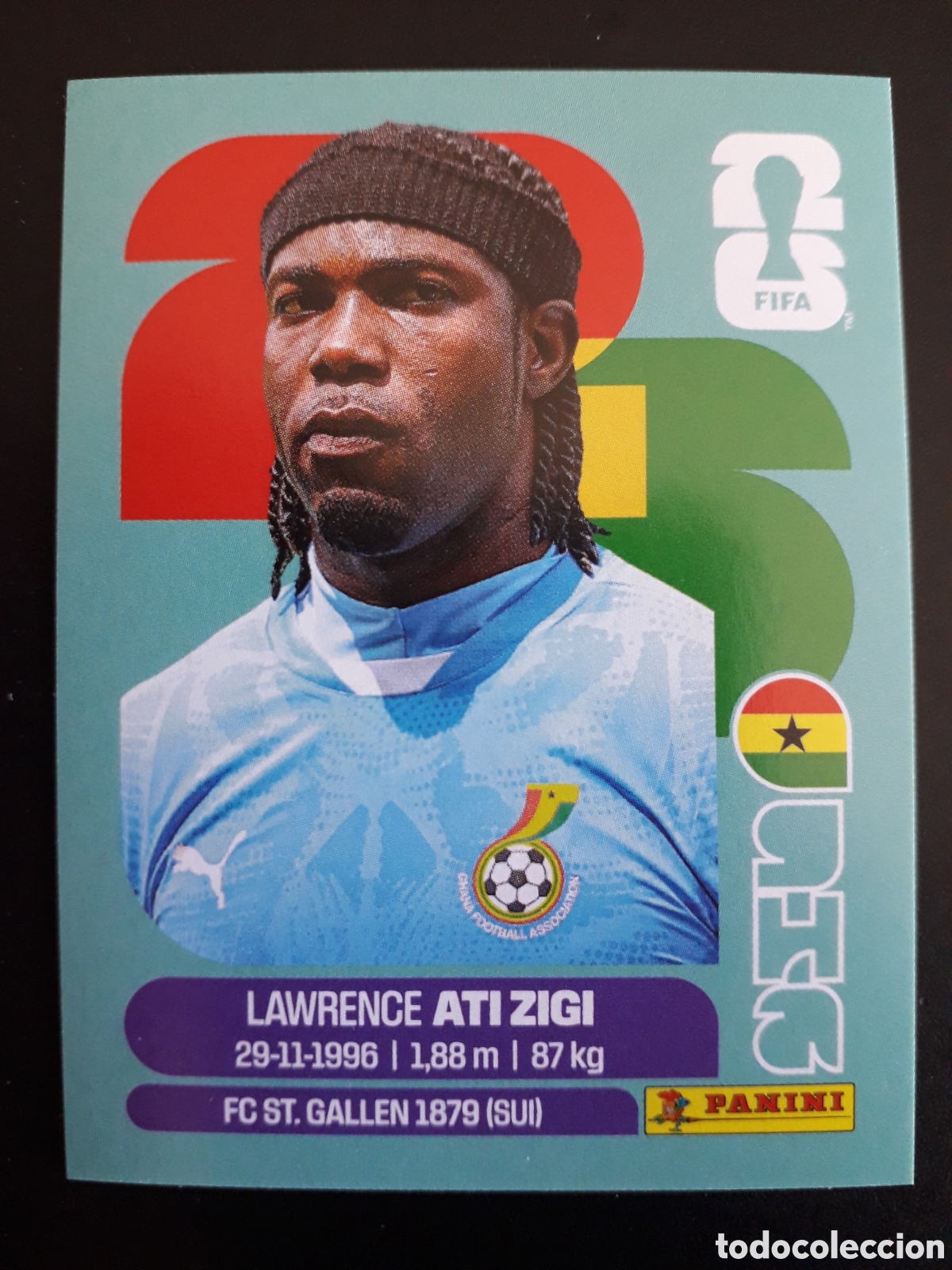 Cromos de F&uacute;tbol: ATI ZIGI GHANA GHA 2 MUNDIAL F&Uacute;TBOL 2026 FIFA WORLD CUP PANINI SIN PEGAR PEDIDO M&Iacute;NIMO 3&euro;.