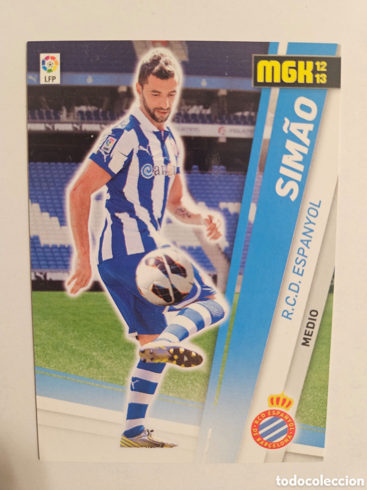 Cromos de F&uacute;tbol: SIMAO 473 NUEVO FICHAJE (ESPANYOL) PANINI MEGACRACKS 2012-2013 12 13 CROMO CARTA