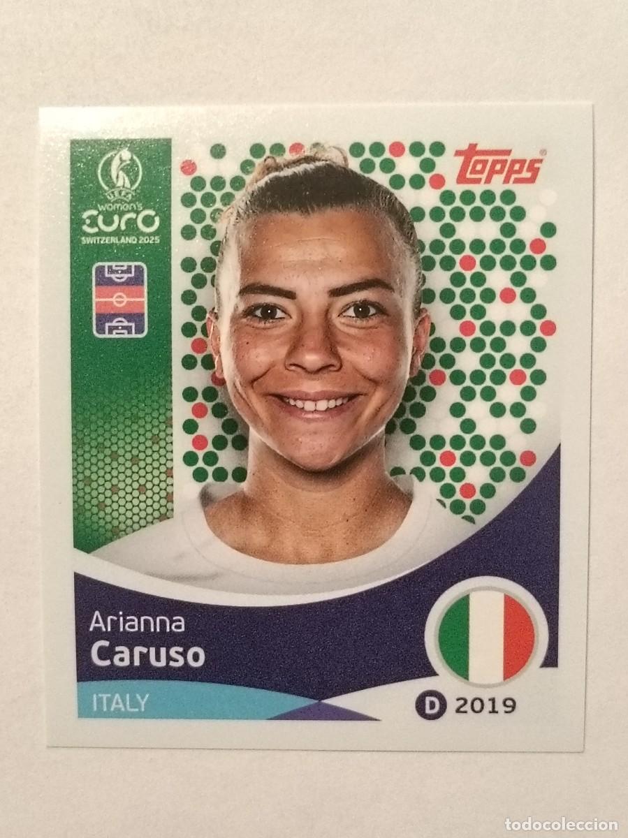 Cromos de F&uacute;tbol: #149 CARUSO (ITALIA) EURO WOMENS SUIZA 2025 TOPPS