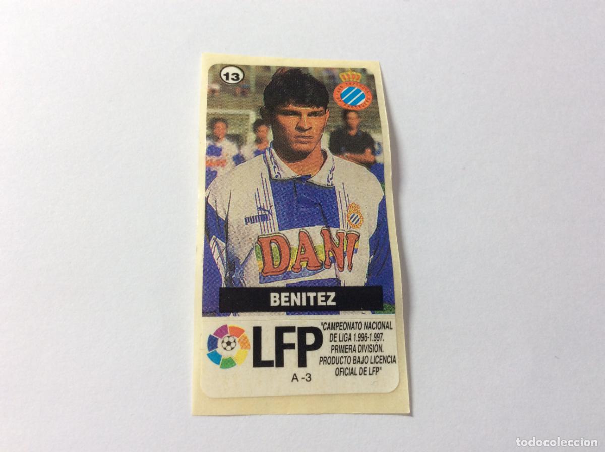 Cromos de F&uacute;tbol: Benitez RCD Espa&ntilde;ol Espanyol Chicles Vidal 96 97 La liga de las estrellas