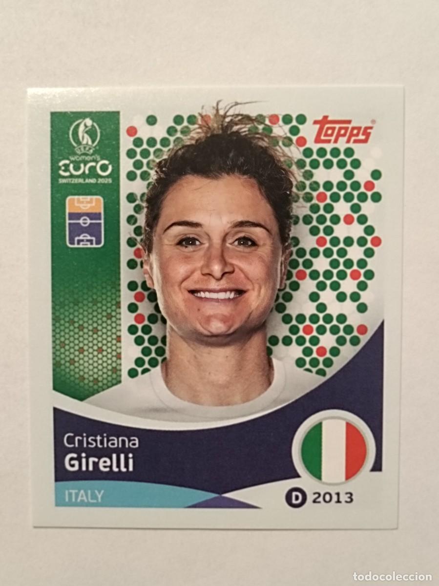 Cromos de F&uacute;tbol: #152 GIRELLI (ITALIA) EURO WOMENS SUIZA 2025 TOPPS