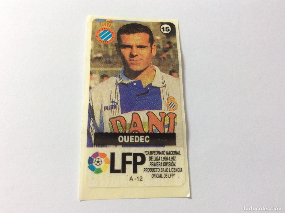 Cromos de F&uacute;tbol: Ouedec RCD Espa&ntilde;ol Espanyol Chicles Vidal 96 97 La liga de las estrellas