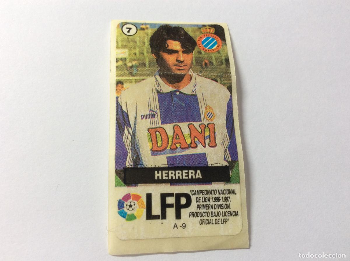 Cromos de F&uacute;tbol: Herrera RCD Espa&ntilde;ol Espanyol Chicles Vidal 96 97 La liga de las estrellas