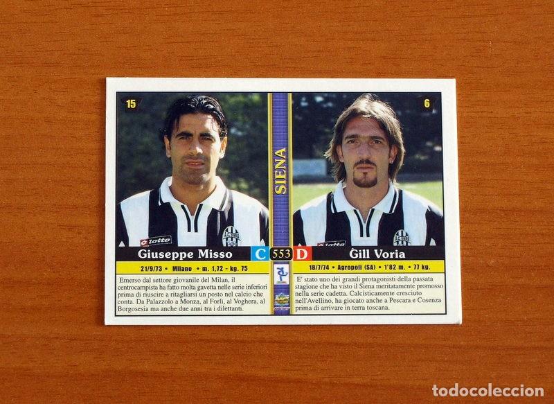 Cromos de F&uacute;tbol: Siena -N&ordm; 553 Misso-Voria-Mancini-Cesari -Mundicromo 2000-2001-00-01-Italia-Calcio