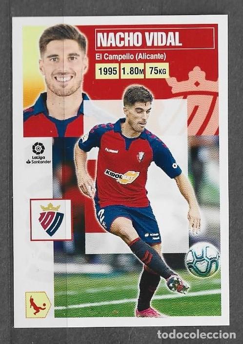 Cromos de F&uacute;tbol: Liga este 20/21 - Nacho Vidal - N&ordm; 4 - C.A.Osasuna