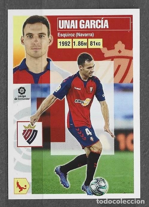 Cromos de F&uacute;tbol: Liga este 20/21 - Unai Garc&iacute;a - N&ordm; 8 - C.A.Osasuna