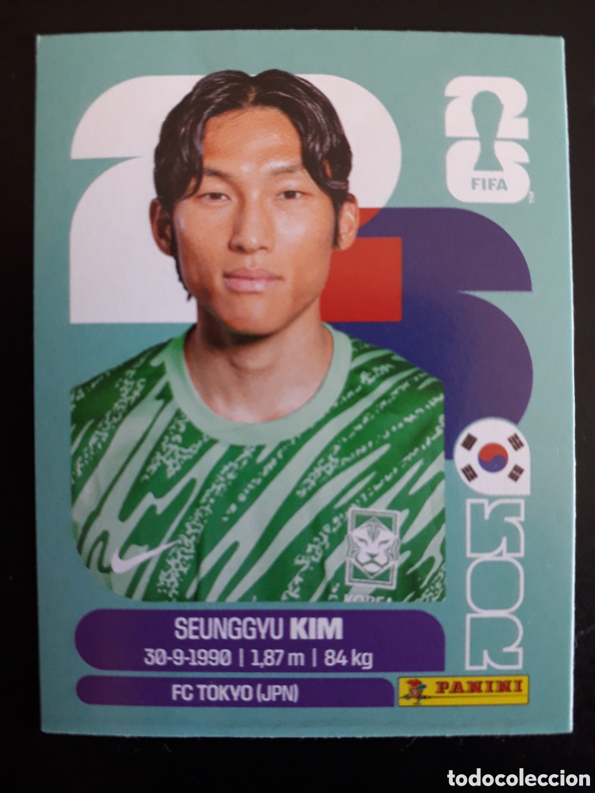Cromos de Futebol: KIM COREA DEL SUR KOR 3 MUNDIAL F&Uacute;TBOL 2026 FIFA WORLD CUP PANINI SIN PEGAR PEDIDO M&Iacute;NIMO 3&euro;