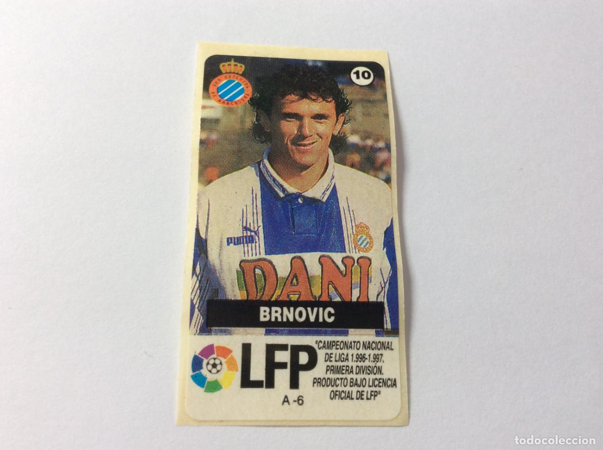 Cartes &agrave; collectionner de Football: Brnovic RCD Espa&ntilde;ol Espanyol Chicles Vidal 96 97 La liga de las estrellas