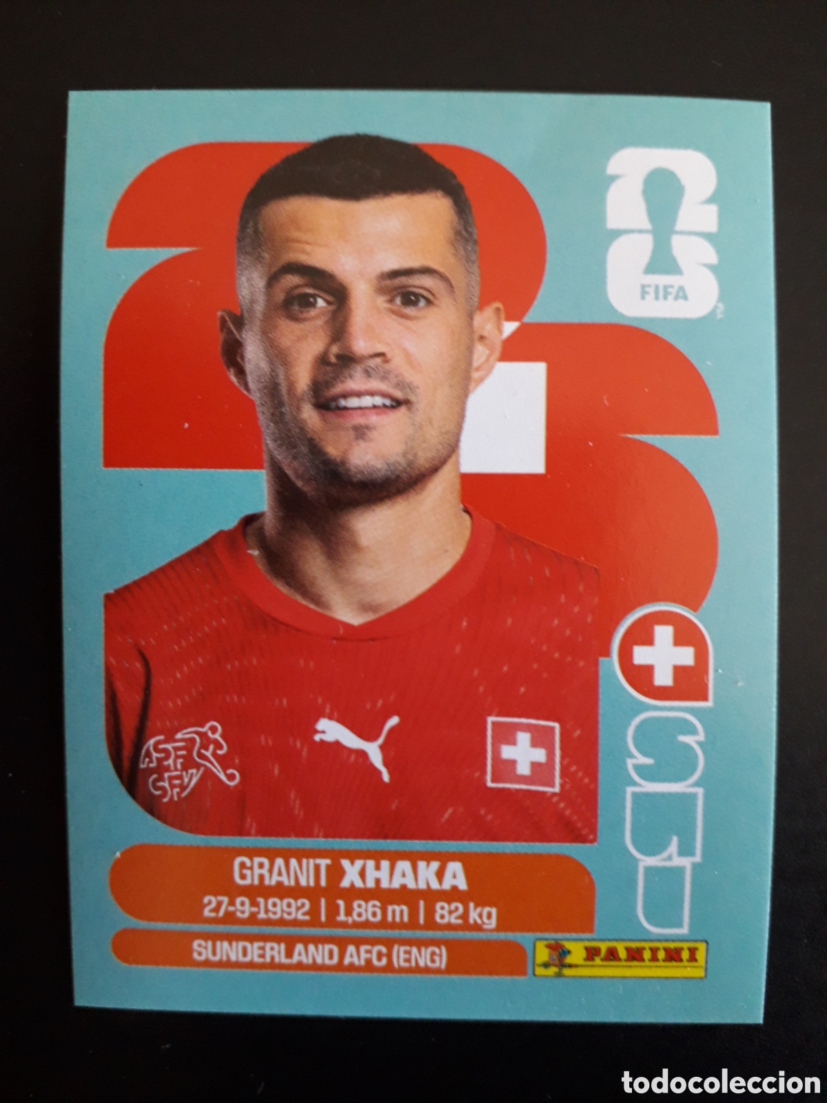 Cromos de F&uacute;tbol: XHAKA SUIZA SUI 9 MUNDIAL F&Uacute;TBOL 2026 FIFA WORLD CUP PANINI SIN PEGAR PEDIDO M&Iacute;NIMO 3&euro;.