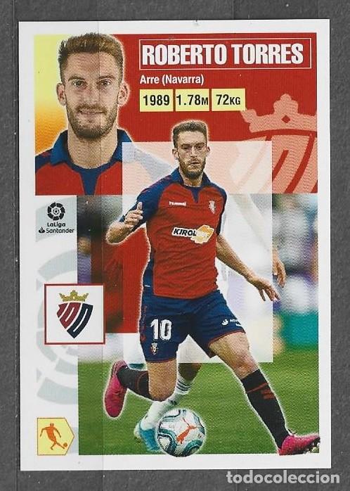 Cromos de F&uacute;tbol: Liga este 20/21 - Roberto Torres - N&ordm; 14 - C.A.Osasuna