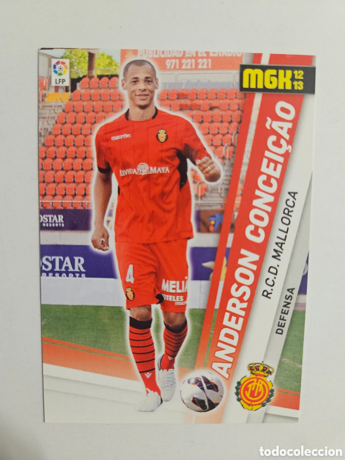 Cromos de F&uacute;tbol: 485 ANDERSON CONCEI&Ccedil;AO R.C.D. MALLORCA NUEVO FICHAJE MEGACRACKS 12 13 MEGA MGK LIGA 2012 2013