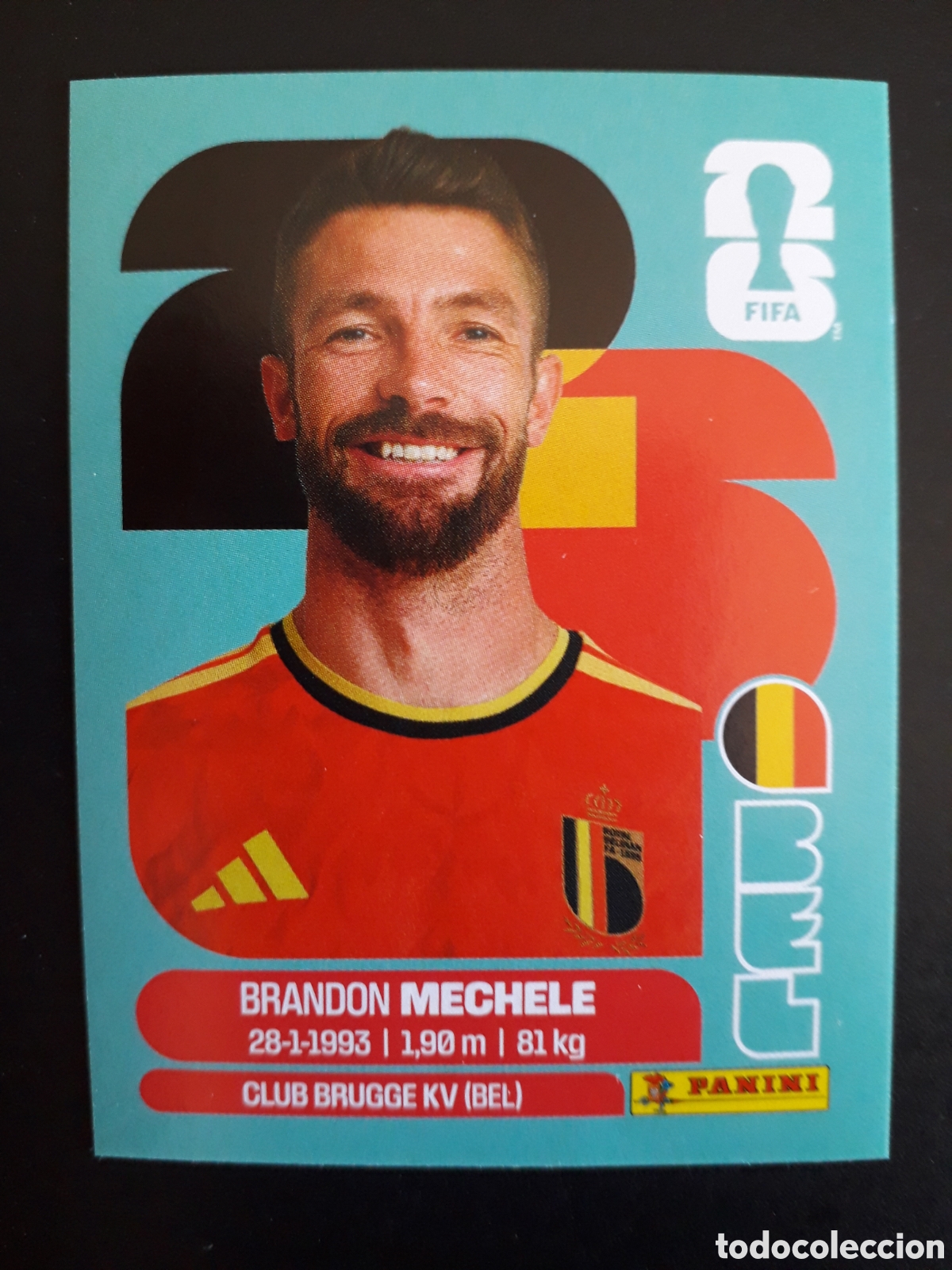 Cromos de F&uacute;tbol: MECHELE B&Eacute;LGICA BEL 6 MUNDIAL F&Uacute;TBOL 2026 FIFA WORLD CUP PANINI SIN PEGAR PEDIDO M&Iacute;NIMO 3&euro;