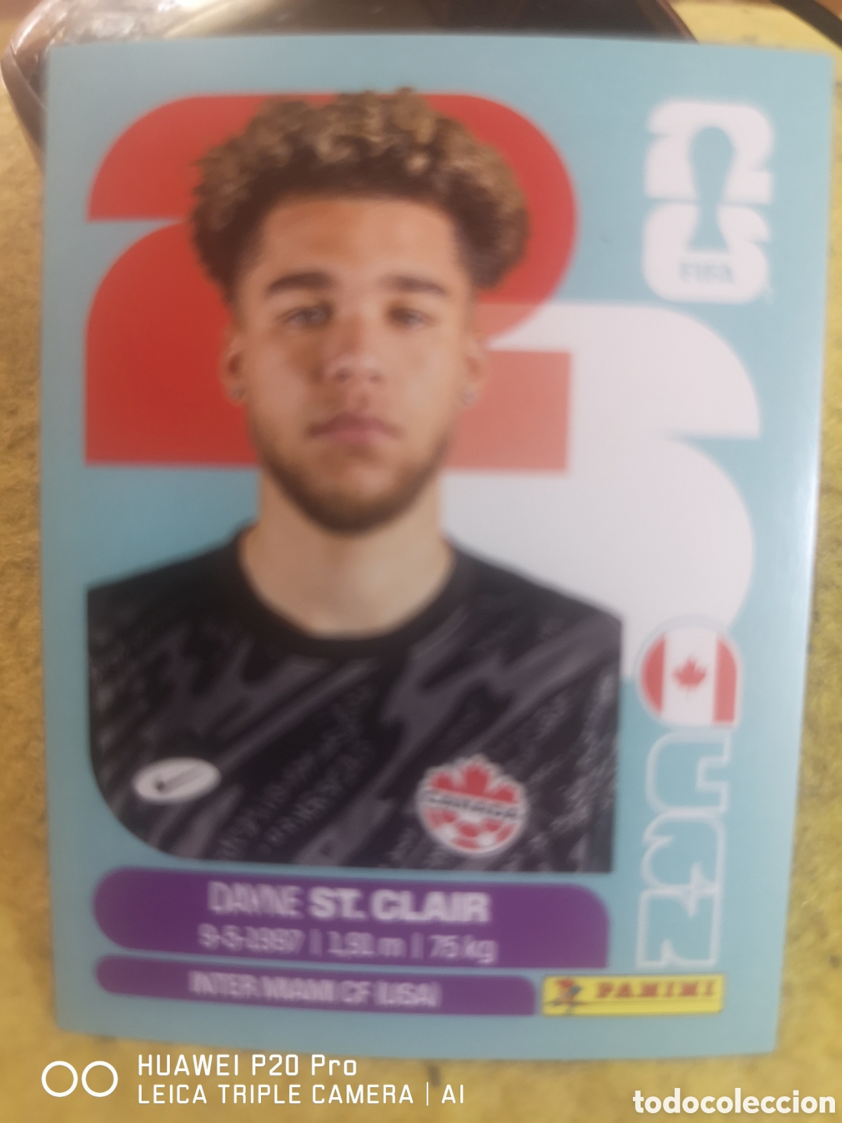 Cromos de F&uacute;tbol: FIFA WORLD CUP MUNDIAL 2026 ST. CLAIR - CAN 2