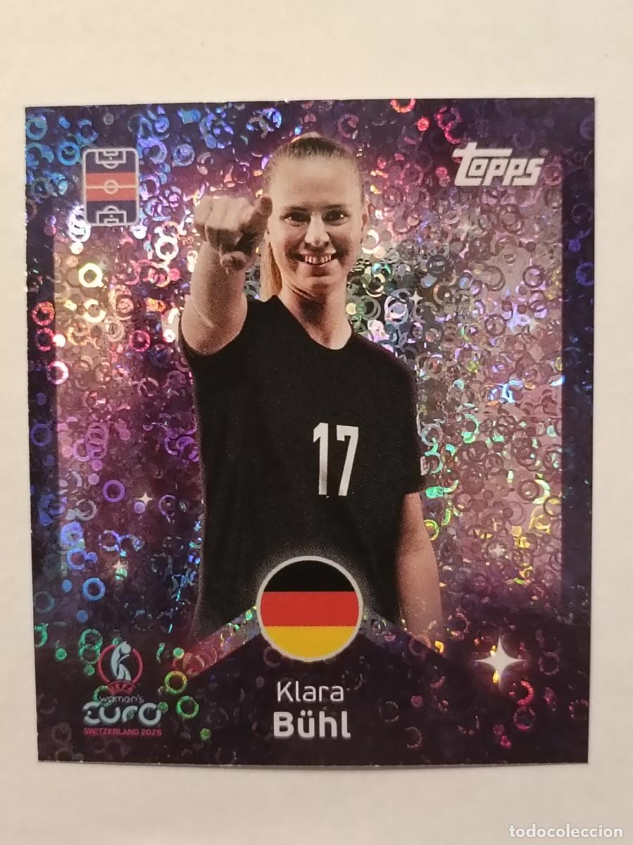 Cromos de F&uacute;tbol: #172 BUHL (ALEMANIA) EURO WOMENS SUIZA 2025 TOPPS