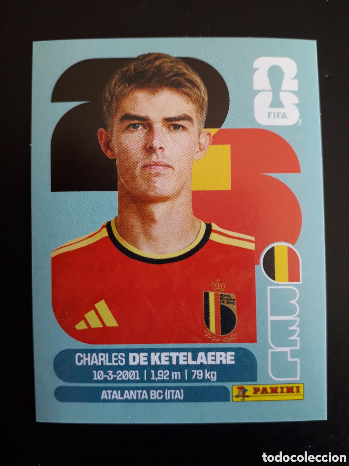 Figurine di Calcio: DE KETELAERE B&Eacute;LGICA BEL 17 MUNDIAL F&Uacute;TBOL 2026 FIFA WORLD CUP PANINI SIN PEGAR PEDIDO M&Iacute;NIMO 3&euro;