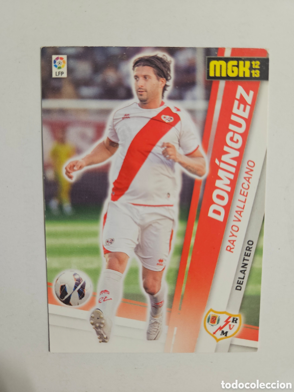Figurine di Calcio: DOM&Iacute;NGUEZ 489 NUEVO FICHAJE (RAYO VALLECANO) PANINI MEGACRACKS 2012-2013 12 13 CROMO CARTA