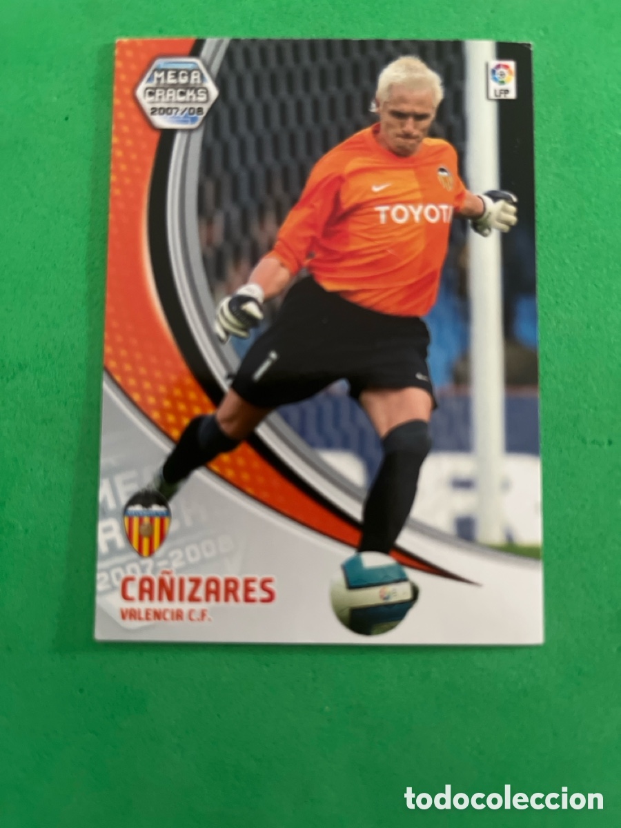 Football Stickers: CA&Ntilde;IZARES 290 VALENCIA C.F. MEGACRACKS PANINI 2007 2008 07 08 CARD UNIFICO ENVIOS
