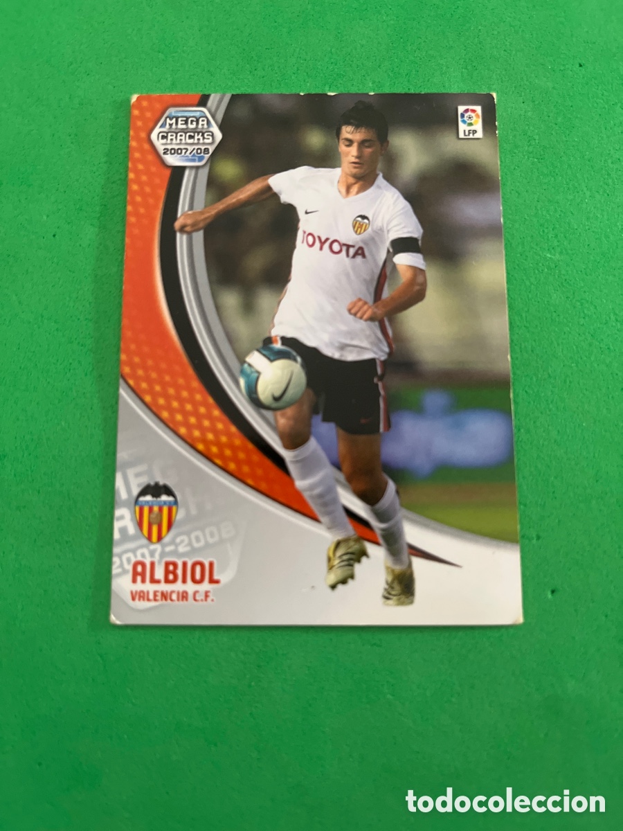 Cartes &agrave; collectionner de Football: ALBIOL 292 VALENCIA C.F. MEGACRACKS PANINI 2007 2008 07 08 CARD UNIFICO ENVIOS