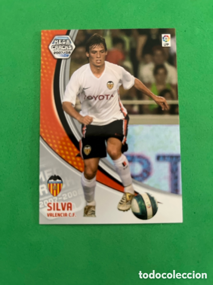 Cartes &agrave; collectionner de Football: SILVA 301 VALENCIA C.F. MEGACRACKS PANINI 2007 2008 07 08 CARD UNIFICO ENVIOS