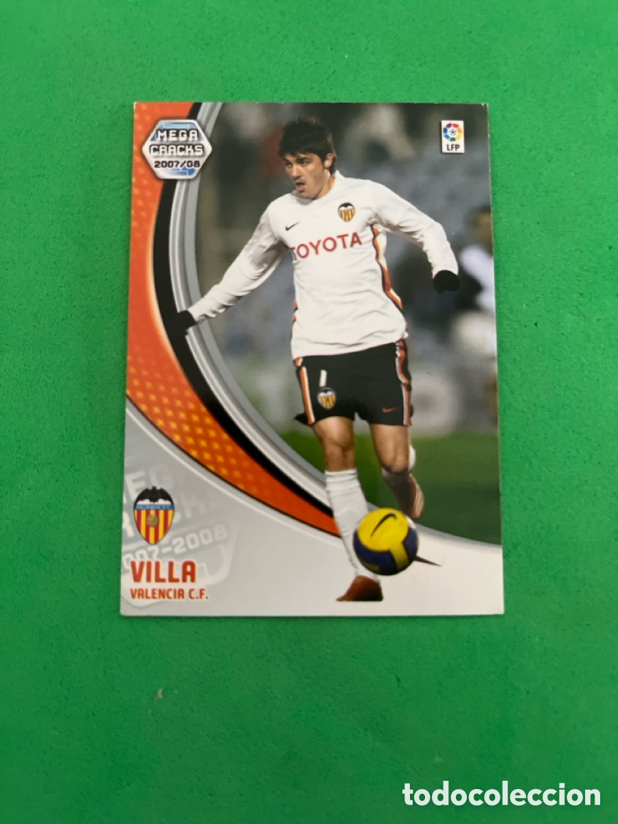 Cartes &agrave; collectionner de Football: VILLA 305 VALENCIA C.F. MEGACRACKS PANINI 2007 2008 07 08 CARD UNIFICO ENVIOS