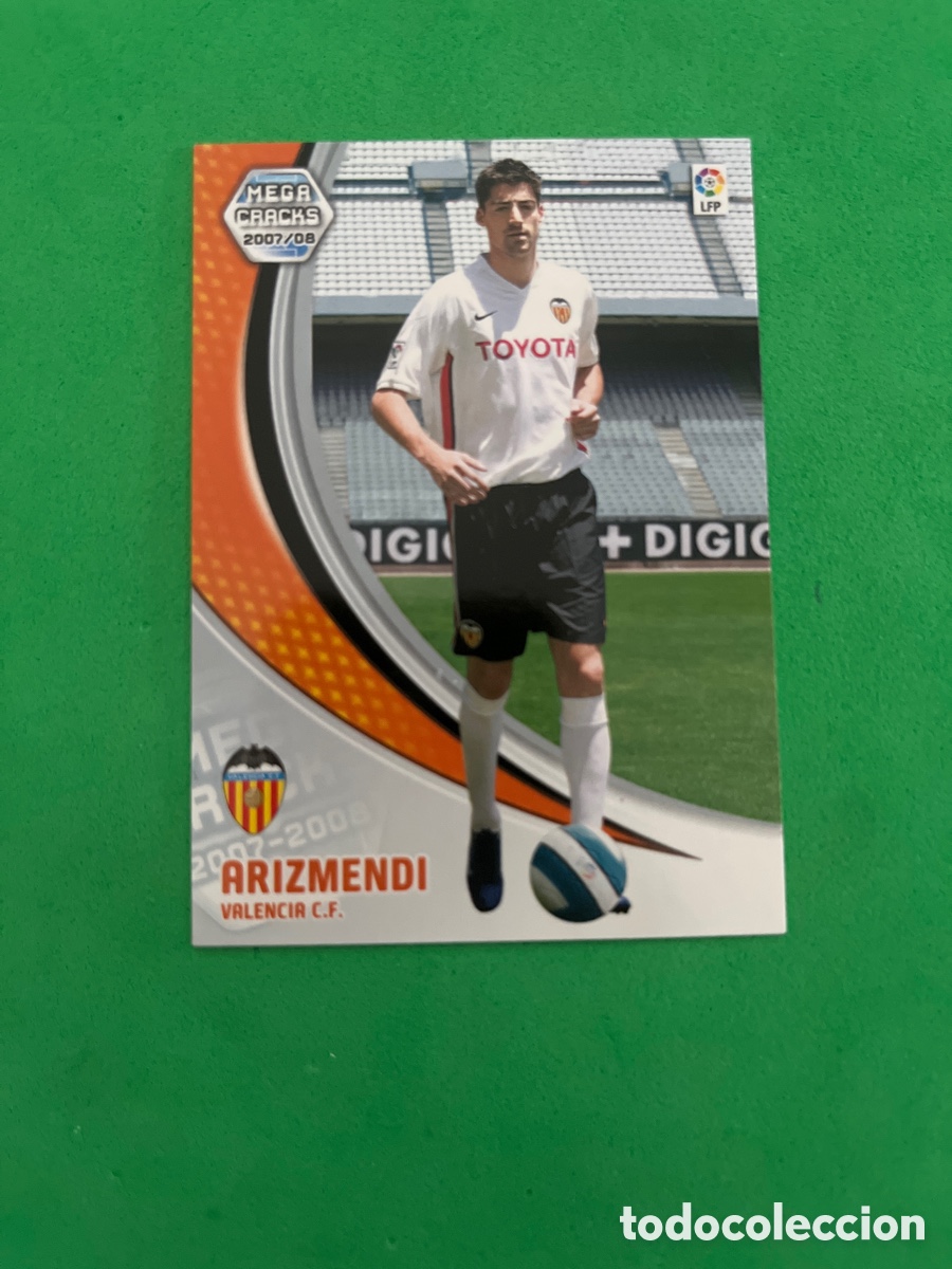 Cartes &agrave; collectionner de Football: ARIZMENDI 304 VALENCIA C.F. MEGACRACKS PANINI 2007 2008 07 08 CARD UNIFICO ENVIOS