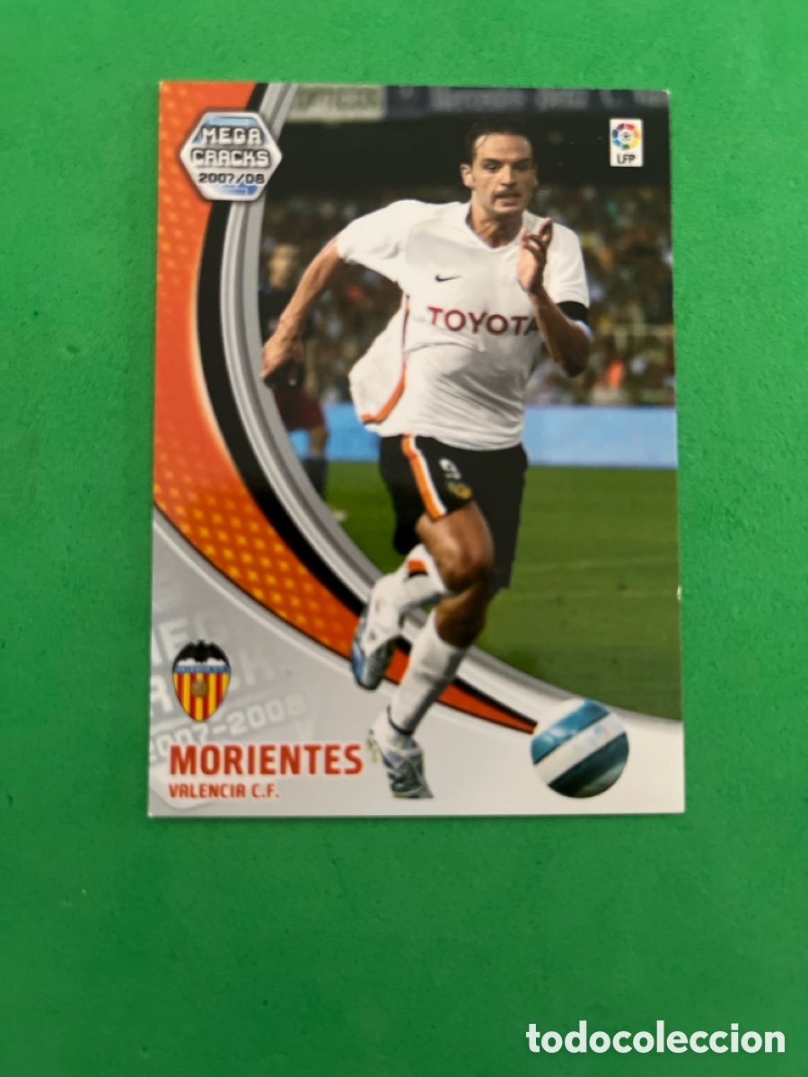Cartes &agrave; collectionner de Football: MORIENTES 306 VALENCIA C.F. MEGACRACKS PANINI 2007 2008 07 08 CARD UNIFICO ENVIOS