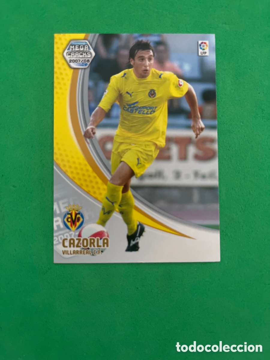 Cromos de Futebol: CAZORLA 341 VILLARREAL MGK 2007 2008 MEGACRACKS 07 08 PANINI PERFECTO ESTADO