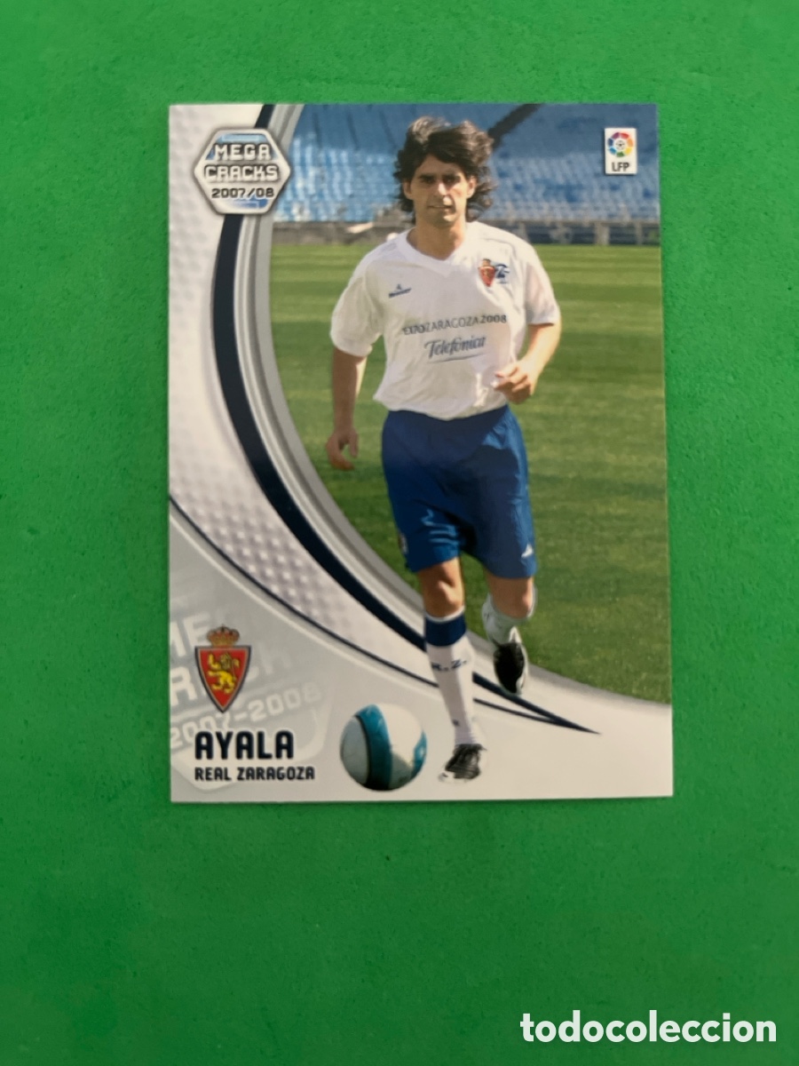 Cartes &agrave; collectionner de Football: AYALA 346 REAL ZARAGOZA MGK 2007 2008 MEGACRACKS 07 08 PANINI PERFECTO ESTADO