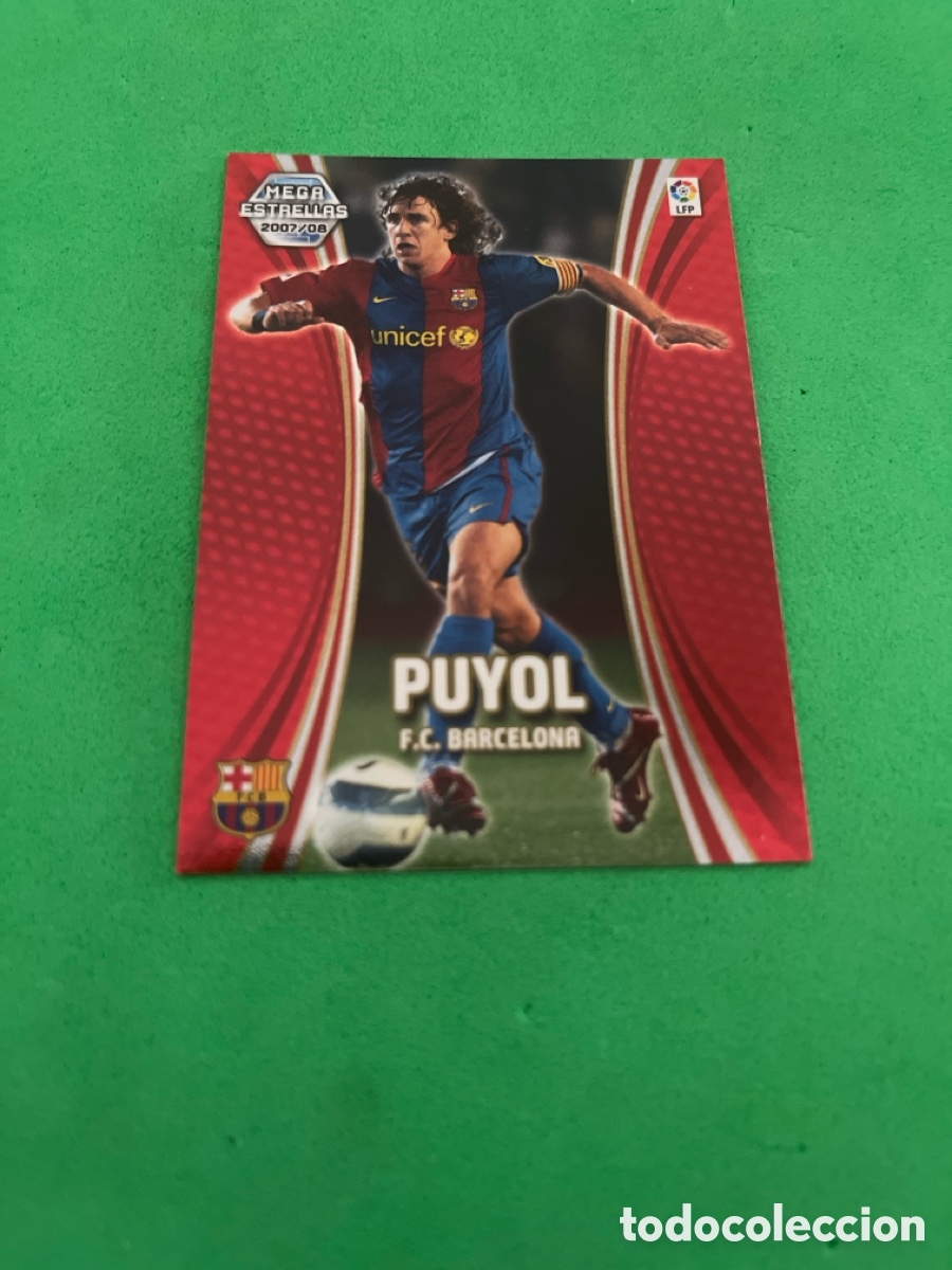 Cartes &agrave; collectionner de Football: PUYOL 367 F.C.BARCELONA MEGA ESTRELLAS MGK 2007 2008 MEGACRACKS 07 08 PANINI PERFECTO ESTADO
