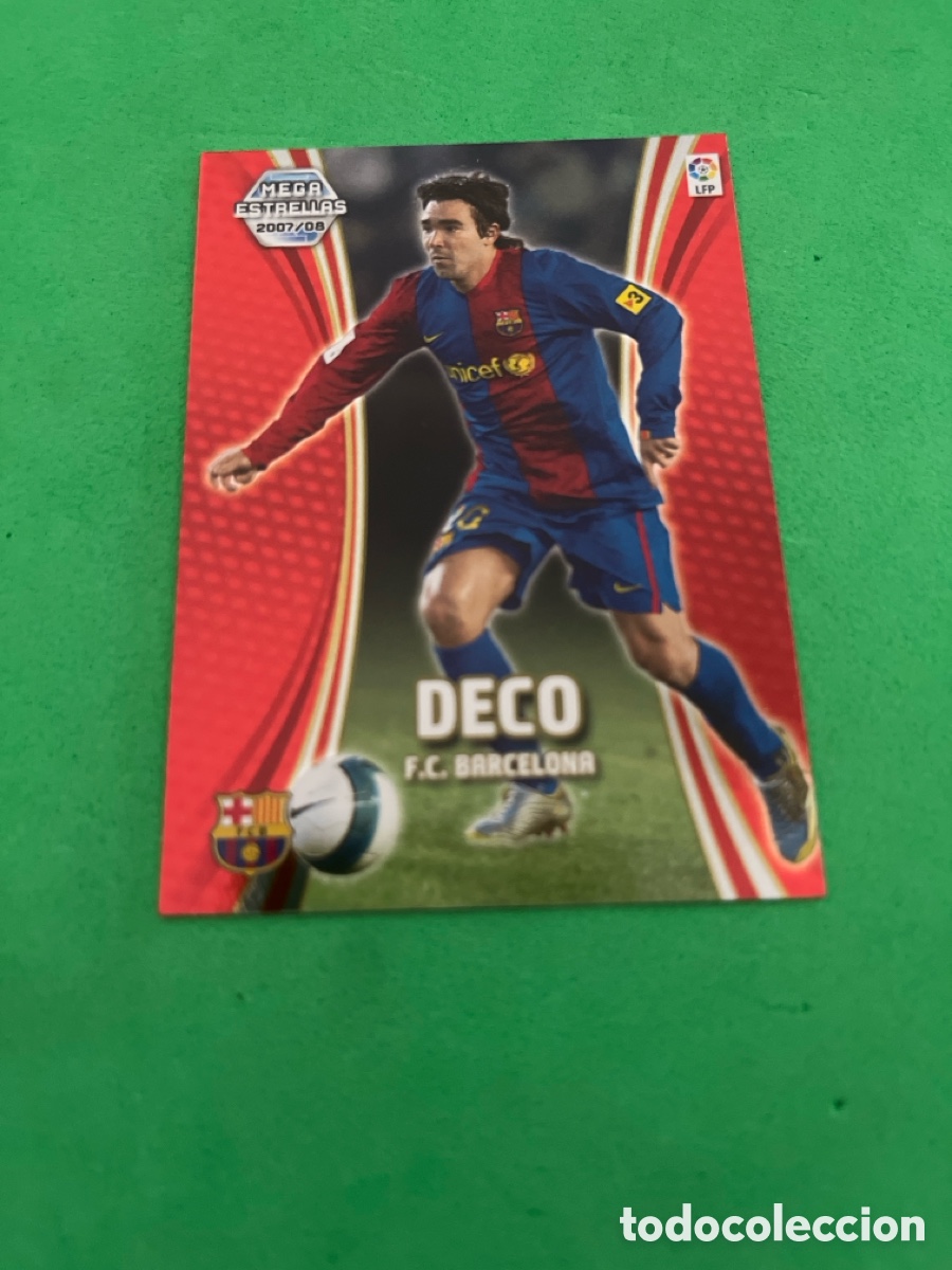 Football Stickers: DECO 371 F.C.BARCELONA MEGA ESTRELLAS MGK 2007 2008 MEGACRACKS 07 08 PANINI PERFECTO ESTADO