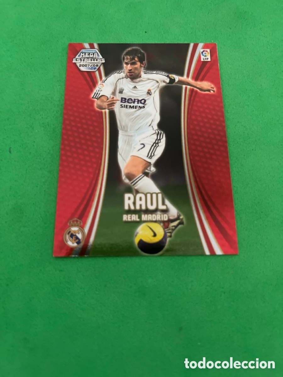 Fu&szlig;ball-Sticker: RAUL 381 REAL MADRID MEGA ESTRELLAS MGK 2007 2008 MEGACRACKS 07 08 PANINI PERFECTO ESTADO
