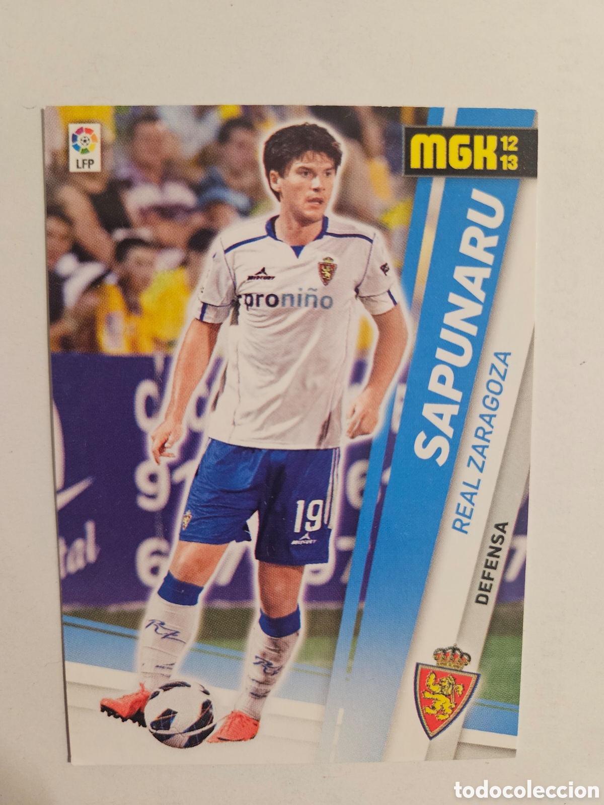 Cromos de F&uacute;tbol: 491 SAPUNARU (ZARAGOZA) FICHAJE - MEGACRACKS 2012-2013 PANINI MGK 12-13 - CROMOS