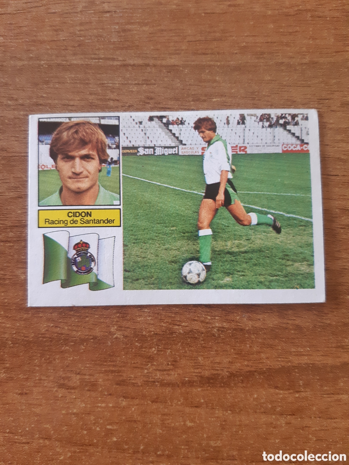 Figurine di Calcio: Cid&oacute;n (Racing Santander) versi&oacute;n Liga 82-83 ESTE. Nunca pegado, sin pegar