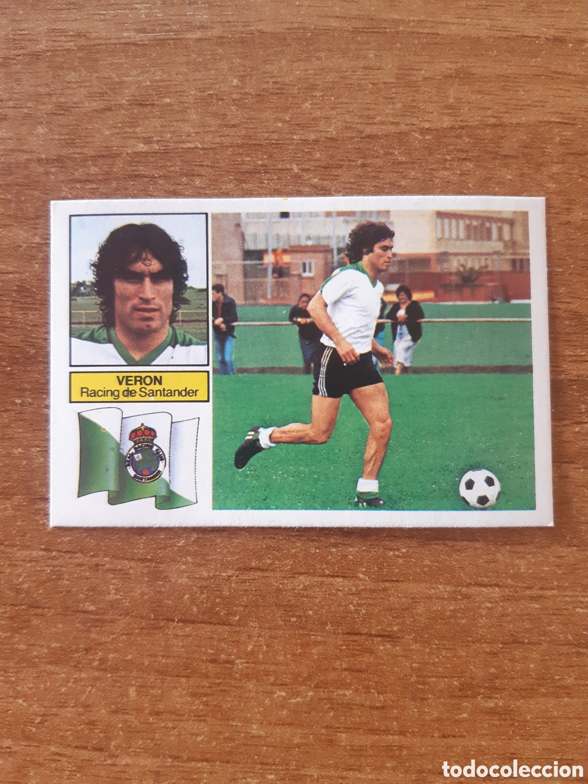 Cromos de F&uacute;tbol: Ver&oacute;n (Racing Santander) versi&oacute;n Liga 82-83 ESTE. Nunca pegado