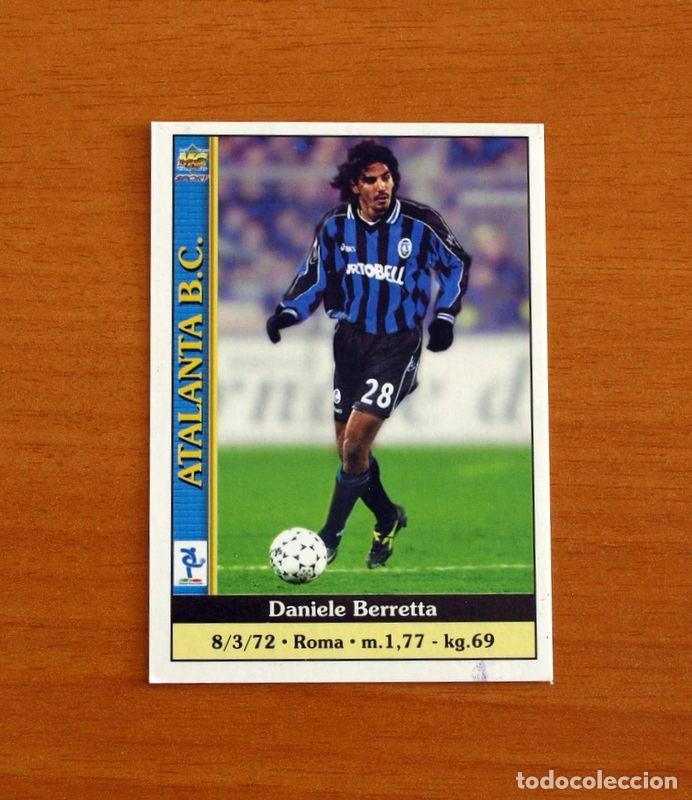 Cromos de F&uacute;tbol: Atalanta -N&ordm; 560 Berretta -Mundicromo La fichas de la Liga 2000-2001-00-01-Italia-Calcio