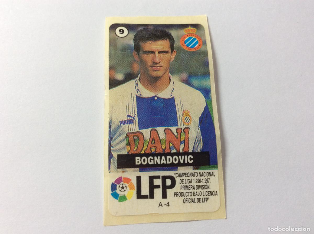 Cromos de F&uacute;tbol: Bogdanovic RCD Espa&ntilde;ol Espanyol Chicles Vidal 96 97 La liga de las estrellas