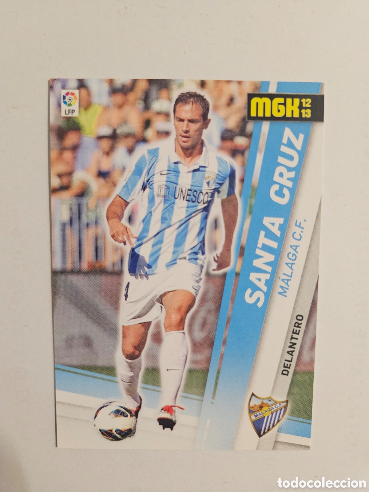 Cromos de F&uacute;tbol: 493 SANTA CRUZ (MALAGA) FICHAJE - MEGACRACKS 2012-2013 PANINI MGK 12-13 - CROMOS