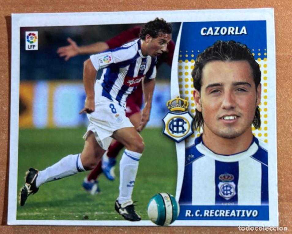 Cromos de F&uacute;tbol: EDICIONES ESTE 2006-2007 06 07 CAZORLA (RECREATIVO) DIF&Iacute;CIL RECORTADO LEER