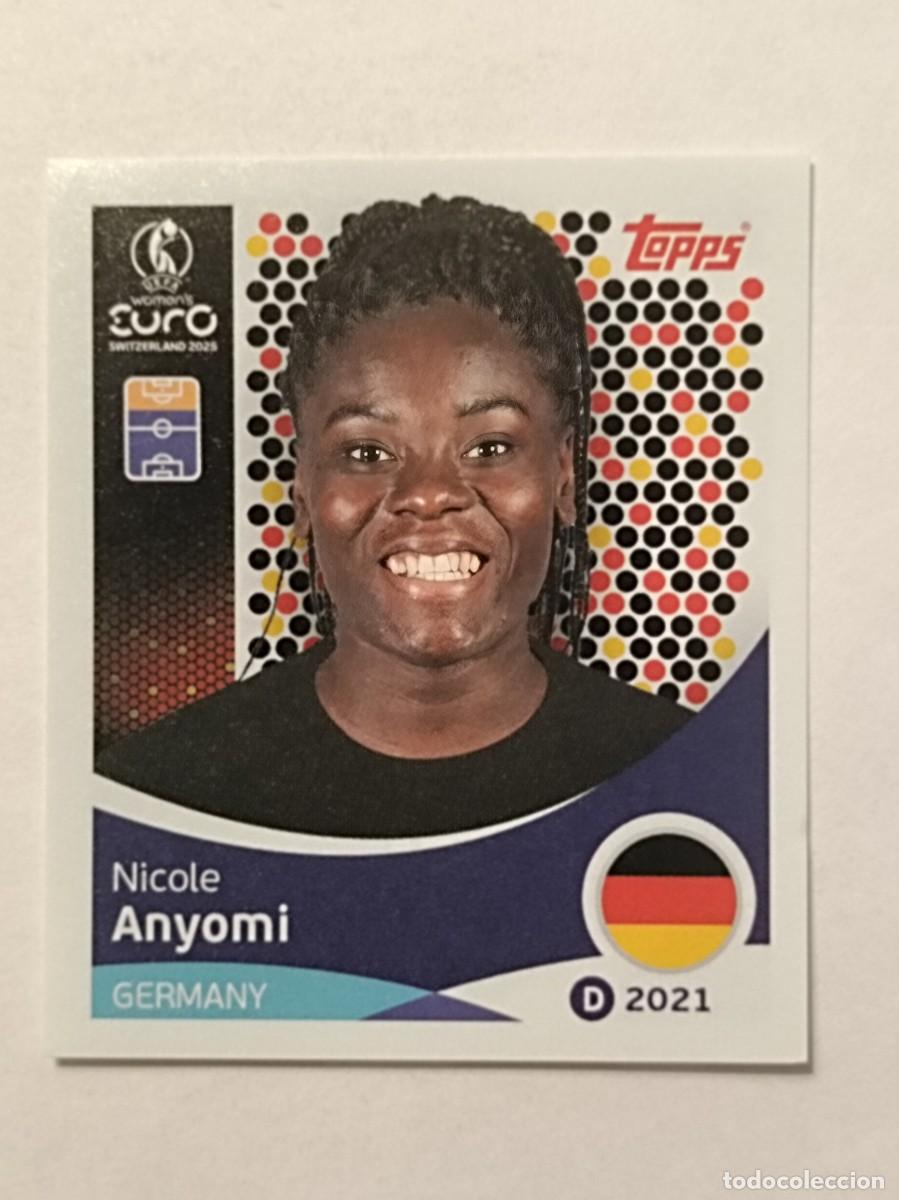Cromos de F&uacute;tbol: #185 ANYOMI (ALEMANIA) EURO WOMENS SUIZA 2025 TOPPS