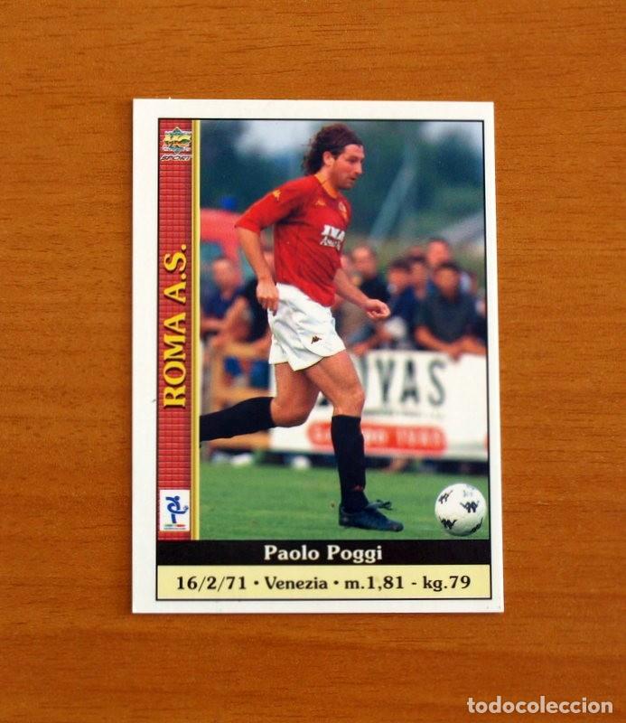 Cromos de F&uacute;tbol: Roma -N&ordm; 528 Poggi -Mundicromo La fichas de la Liga 2000-2001-00-01-Italia-Calcio