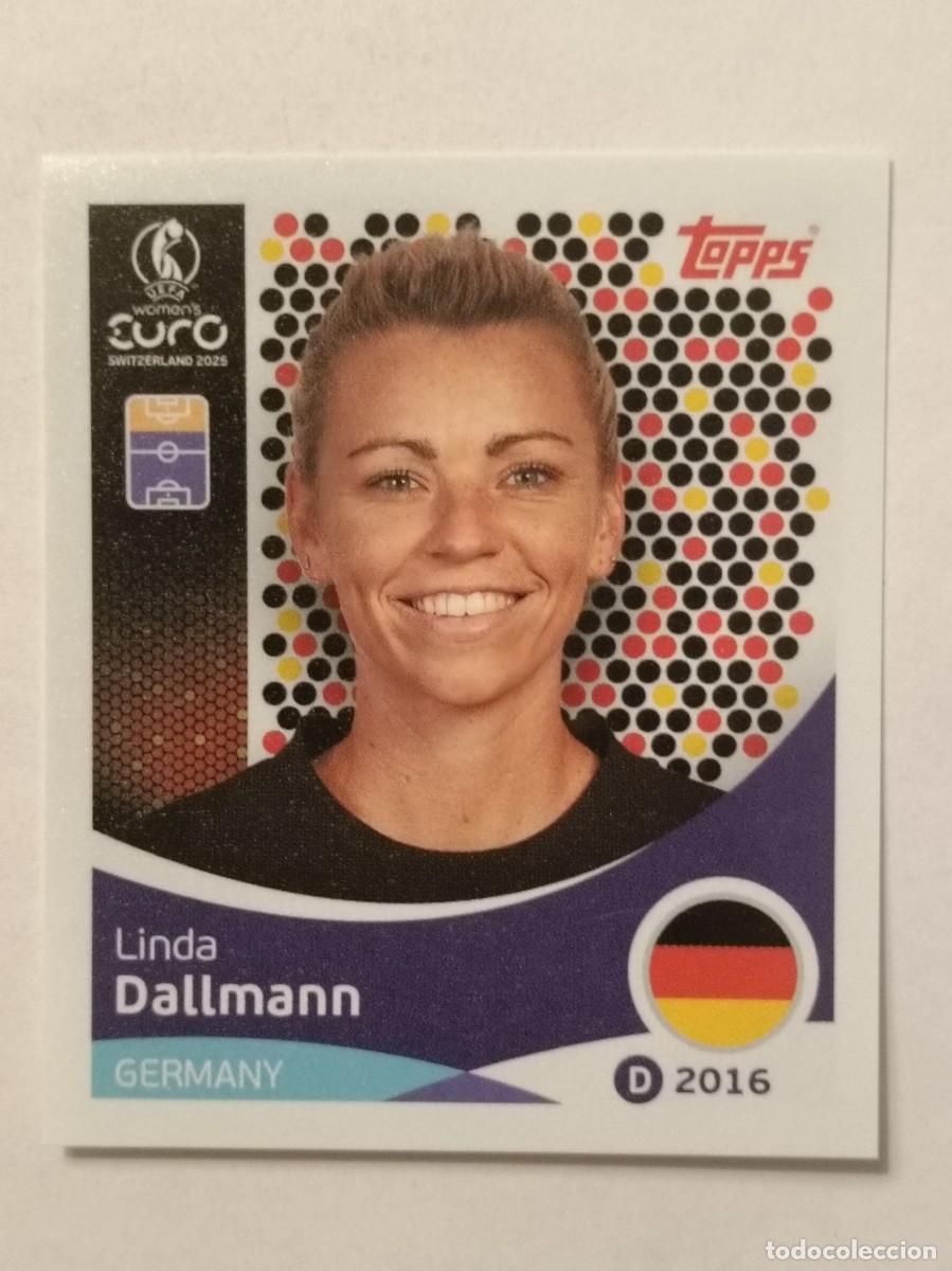 Cromos de F&uacute;tbol: #186 DALLMANN (ALEMANIA) EURO WOMENS SUIZA 2025 TOPPS